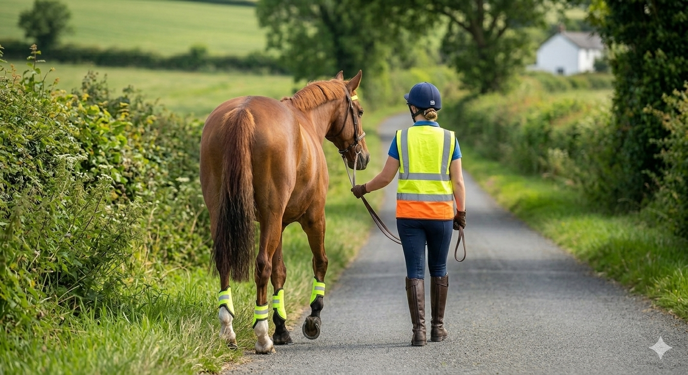 The Art of the In-Hand Walk: How to Safely Exercise Your Horse When It’s Too Hot to Ride